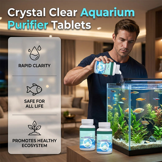 📢📢1 acheté， 1 offert !! ⏰Comprimés effervescents pour des aquariums d'une clarté cristalline