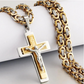 📢📢50 % DE RÉDUCTION !! ⏰Men's Vintage Chain Necklace with Cross Pendant