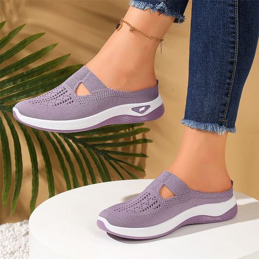 📢📢50 % DE RÉDUCTION !! ⏰Chaussures sans lacets en maille respirante pour femmes