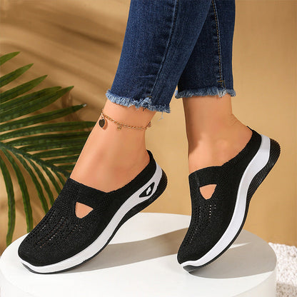 📢📢50 % DE RÉDUCTION !! ⏰Chaussures sans lacets en maille respirante pour femmes