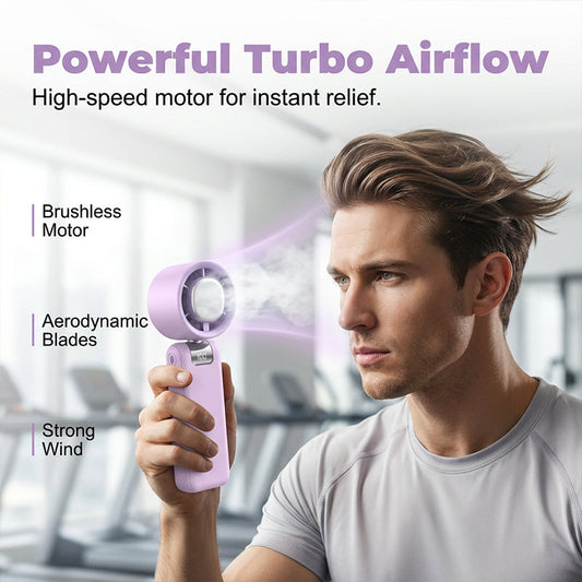 🔥50 % DE RÉDUCTION💨 Ventilateur pliable 3-en-1 à grande vitesse | Puissant flux d'air❄️ 3 modes de refroidissement📊 Écran numérique LED📏