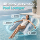 📢📢50 % DE RÉDUCTION !! ⏰Bouée transat de piscine en PVC douce pour la peau