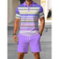 📢📢 -60% ⏰ Ensemble deux pièces homme : chemise et short