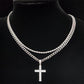 📢📢50 % DE RÉDUCTION !! ⏰Collier à chaîne croisée double rangée