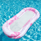 📢📢60 % DE RÉDUCTION !! ⏰Hamac Flottant Gonflable pour Piscine avec Centre en Filet – Confort & Fraîcheur pour l'Été