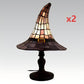 📢📢40% DE RÉDUCTION !! ⏰Lampe Sorcière en Vitrail à l'Ambiance Enchanteresse