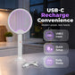 📢📢40% DE RÉDUCTION !! ⏰Tapette à Mouches Électrique Rechargeable 2-en-1