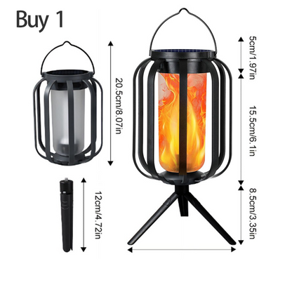 📢📢40 % DE RÉDUCTION !! ⏰ Lanterne Solaire à Flamme Vacillante