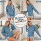 📢📢40% DE RÉDUCTION !! ⏰🌸 Sweat à col rond oversize femme – Coupe ample décontractée, matière douce et respirante, l’indispensable d’un look effortless au quotidien ☁️👖