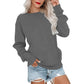 📢📢40% DE RÉDUCTION !! ⏰🌸 Sweat à col rond oversize femme – Coupe ample décontractée, matière douce et respirante, l’indispensable d’un look effortless au quotidien ☁️👖