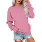 📢📢40% DE RÉDUCTION !! ⏰🌸 Sweat à col rond oversize femme – Coupe ample décontractée, matière douce et respirante, l’indispensable d’un look effortless au quotidien ☁️👖