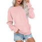 📢📢40% DE RÉDUCTION !! ⏰🌸 Sweat à col rond oversize femme – Coupe ample décontractée, matière douce et respirante, l’indispensable d’un look effortless au quotidien ☁️👖