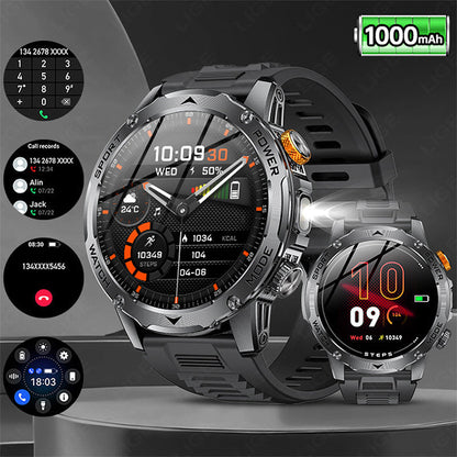 ⌚🔋 Montre connectée Bluetooth sport – Autonomie longue, multisport, pratique, suivez vos performances et restez connecté, du bureau aux sentiers 🏃‍♂️📱