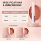 📢40% DE RÉDUCTION ! ⏰ Recourbe-Cils Chauffant LED – ABS – 50–80°C & Portable for Maquillage Quotidien