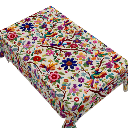 🌸🍽️ -50% ! 🏡 Nappe à Motifs Floraux Rétro – Plusieurs Tailles, Facile d’Entretien & Protection des Surfaces