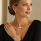 💎 -40% ! ✨ Parure de Bijoux Strass Élégante 4 Pièces – Alliage Zinc + Strass – Collier, Boucles d’Oreilles, Bracelet & Bague pour Soirée et Cadeau 🎁