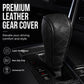 📢📢50% DE RÉDUCTION !! ⏰ Cache Pommeau de Levier de Vitesse Respirant Universel – Cuir PU + Éponge – Perforation Laser & Protection Tri-Couche pour Intérieur Auto 🛡️
