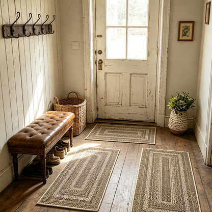 📢📢50% DE RÉDUCTION !! ⏰Tapis de Couloir Tissé Élégant