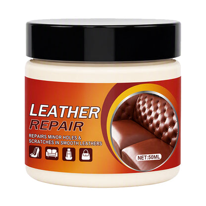 🛏️🛒 -50% ! 🧴Crème Réparatrice Cuir – Efface Rayures, Rénove Meubles & Chaussures