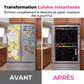 📅🛒 -50% ! 🧬Ensemble de Planificateur Calendrier Magnétique pour Réfrigérateur – Anti-Taches, Haut Contraste & Mise en Page Complète.