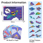 ✈️🛒 -50% ! 🎨Kit d’Avions en Papier Créatifs DIY pour Enfants – 16 Modèles, Pliage Facile & Papier Premium
