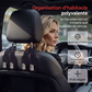 🚗🛒 -50% ! 🪝Crochets Multifonctions pour Appuie-Tête de Voiture – Cuir Premium, Charge Lourde & Installation Rapide