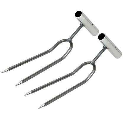 📢📢1 acheté，1 offert !! ⏰Outil Compact de Désherbage de Jardin à 2 Dents