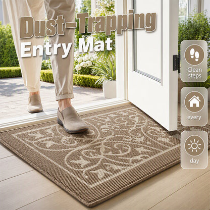 📢50% de Réduction Maintenant !✨Tapis d'Entrée Antidérapant Piège-Poussière