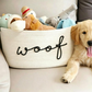 🧵 50% DE RÉDUCTION! 🐾 Panier de rangement tressé main – Matériau naturel, durable & élégant – Garde les jouets rangés & accessibles 🧸