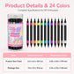 💅 50% DE RÉDUCTION! 🎨 Set de 12 stylos nail art – Double pointe, précis & créatif ✨