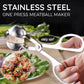 📢📢40 % DE RÉDUCTION !! ⏰ Pince à Boulettes de Viande en Acier Inoxydable 304 – Antiadhésive & Design Ergonomique for Boulettes Parfaites en Une Pression ✨