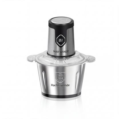 🛒 Offre limitée : –50 % ! 🔪 Robot de cuisine 2000W – Fini les hachages interminables et les textures irrégulières – Lames pro, bol 2/3L, acier inoxydable – Idéal pour viande, légumes et repas bébé 🥩