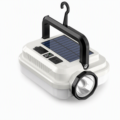 🏕️🔦 -60% ! ☀️Lanterne de Camping Solaire – Rechargeable, Robuste & Polyvalente.