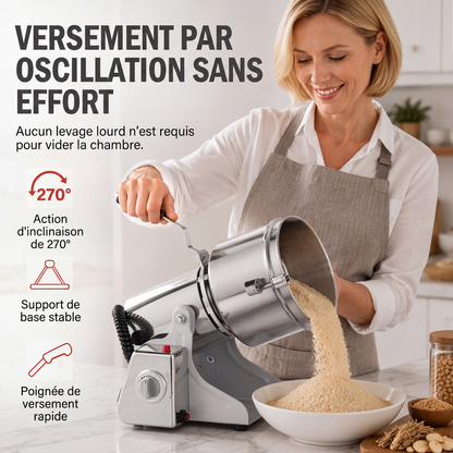 📢📢40 % DE RÉDUCTION !! ⏰Moulin Électrique Ultra-Fin à Grande Vitesse.