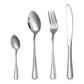 📢📢40 % DE RÉDUCTION !! ⏰ Ensemble de Couverts 4 Pièces en Acier Inoxydable – Finition Miroir & Tranchant Micro-Dentelé for une Table Chic au Quotidien ✨🍽️