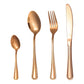 📢📢40 % DE RÉDUCTION !! ⏰ Ensemble de Couverts 4 Pièces en Acier Inoxydable – Finition Miroir & Tranchant Micro-Dentelé for une Table Chic au Quotidien ✨🍽️