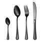 📢📢40 % DE RÉDUCTION !! ⏰ Ensemble de Couverts 4 Pièces en Acier Inoxydable – Finition Miroir & Tranchant Micro-Dentelé for une Table Chic au Quotidien ✨🍽️