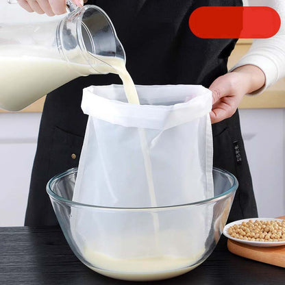 📢📢40% DE RÉDUCTION !! ⏰ Sac Filtrant Alimentaire Haute Densité pour la Cuisine — Réutilisable et Multi-usage