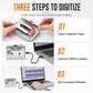 📼 50% DE RÉDUCTION! 🎧 Lecteur cassette transparent – Convertisseur MP3 & USB-C ✨
