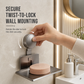 📢📢-50% DE RÉDUCTION !! ⏰Porte-Savon à Ventouse : Drainage en V, Aluminium Antirouille, Sans Perçage, Fixation par Torsion🧼