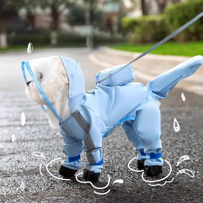 📢📢40% DE RÉDUCTION !! ⏰Manteau de Pluie Mignon Intégral pour Animaux de Compagnie avec Masque
