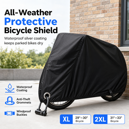 📢📢40% DE RÉDUCTION !! ⏰Housse de Protection pour Vélo Imperméable et Anti-Poussière 190T
