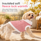 Gilet chaud en polaire imitation peau de mouton pour animaux – Vêtement épais doublé de polaire pour chiens et chats (automne-hiver)