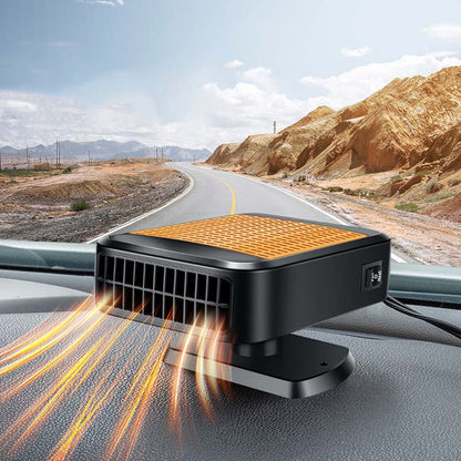 📢📢50 % DE RÉDUCTION !! ⏰ Chauffage & Dégivreur Portable pour Voiture - Décongèlement Rapide avec Alimentation USB/Allume-Cigare et Design Compact 🔌❄️
