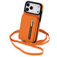 📢📢40 % DE RÉDUCTION !! ⏰Étui portefeuille bandoulière à rabat double pour téléphone portable
