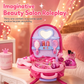 📢📢 -50 % 🎀 Valise coiffeuse de maquillage factice pour enfants : coffret de jeu d’imitation portable pour filles