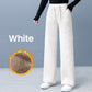 Pantalon décontracté et élégant à jambes larges avec cordon de serrage